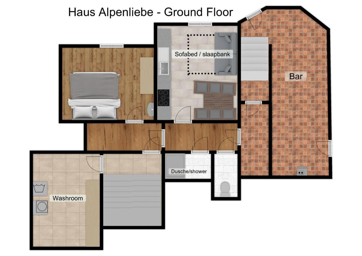 ピーゼンドルフ Haus Alpenliebeヴィラ エクステリア 写真